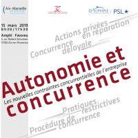 Colloque Autonomie et Concurrence