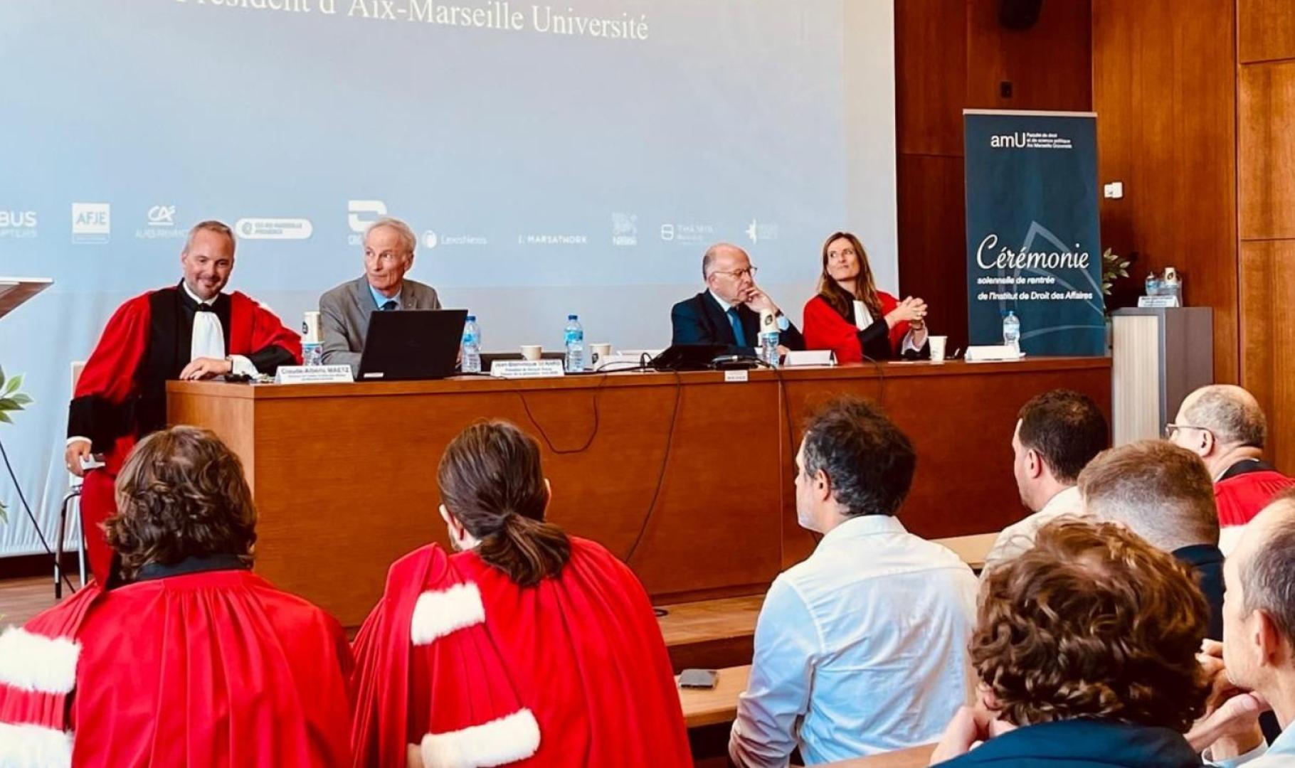photo de la cérémonie de rentrée